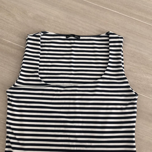 Blue and white striped top - Picture 2 of 3